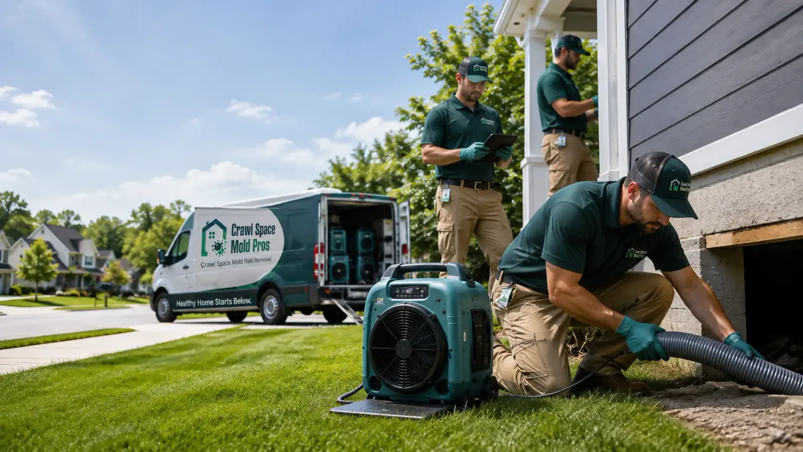 Crawl Space Mold Removal in Norris City, IL